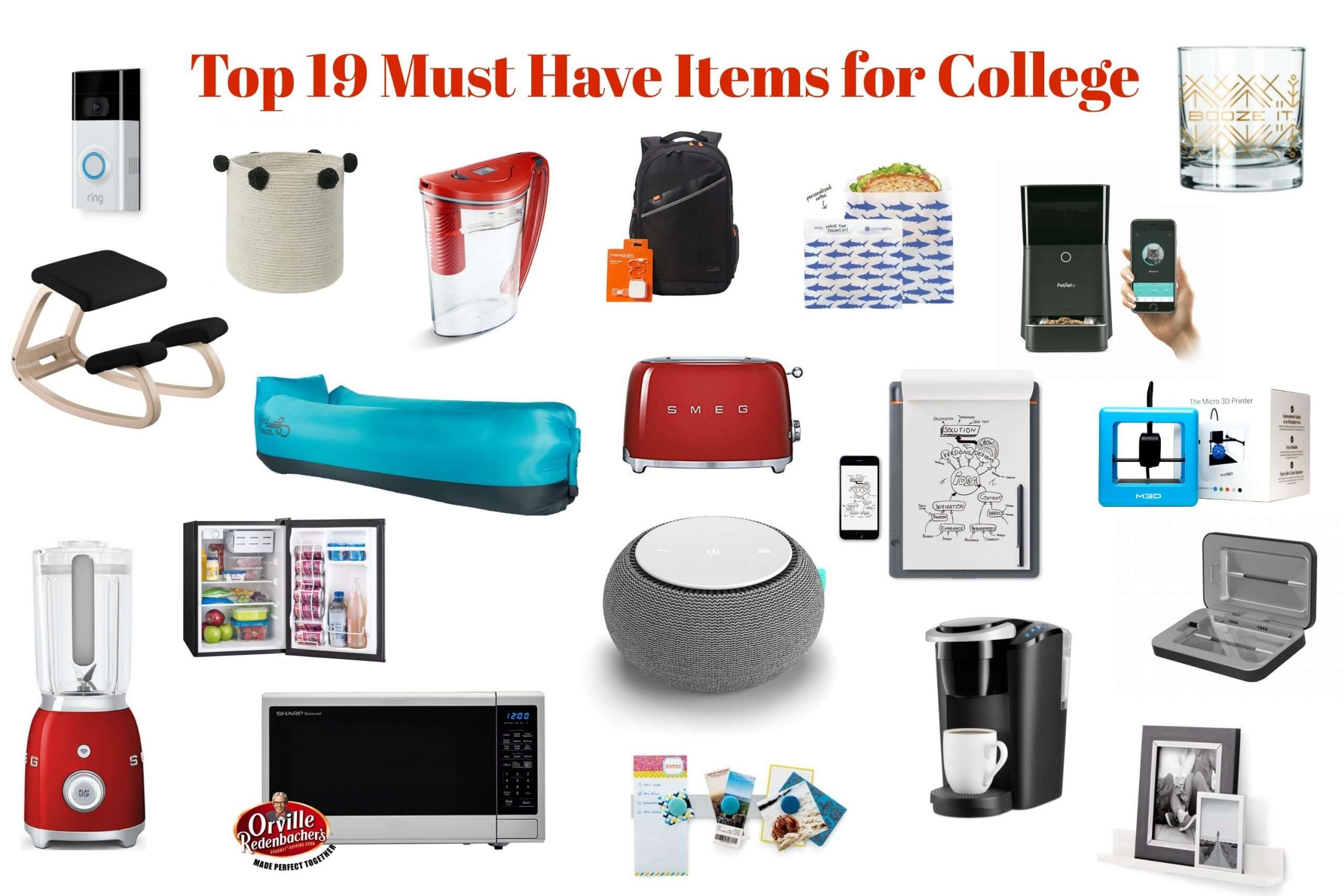 19 Must Have Items for College Life