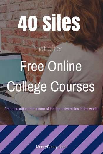 40 Sites to Take Free Online College Courses from Top ...