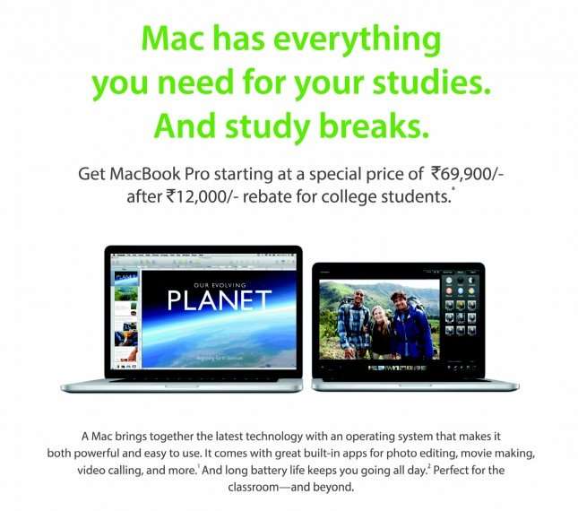 Apple announces Back to College program in India, offers ...