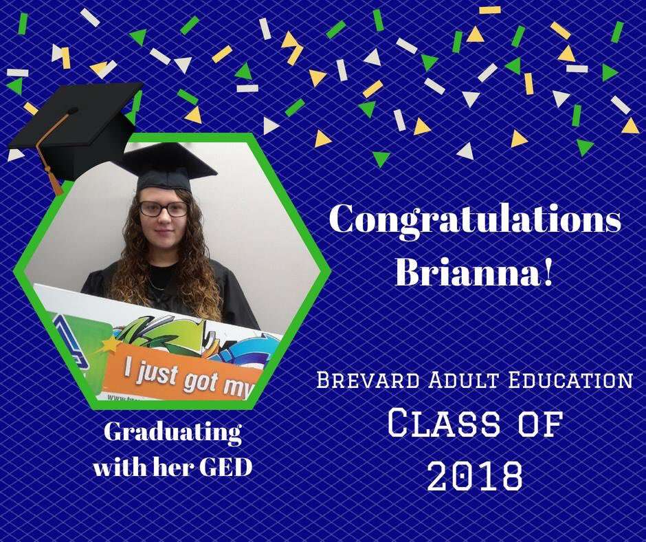 Brevard Adult Ed on Twitter: "Way to go Brianna! Continue ...