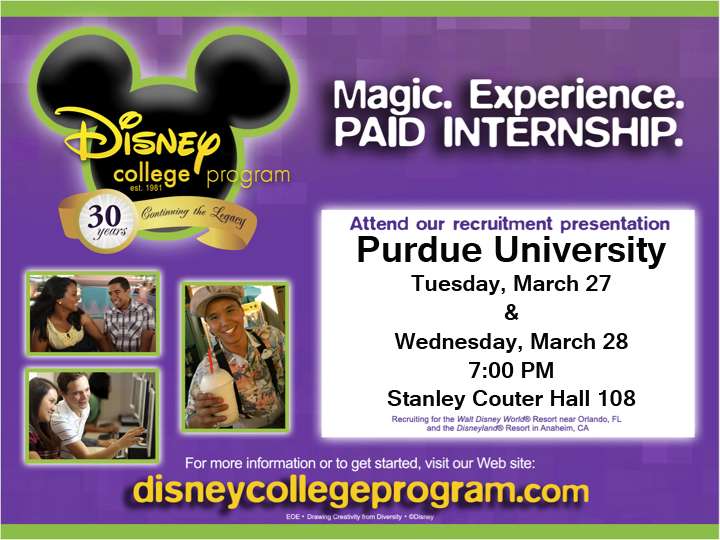 Disney College Program Apply Today! Event
