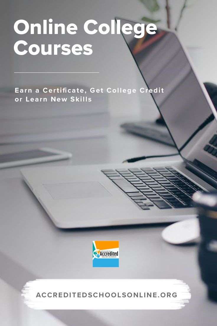 Find Accredited Online College Courses in 2018