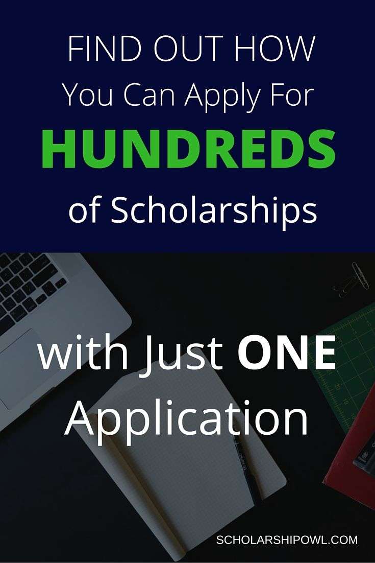 Find out how you can apply for hundreds of scholarships ...