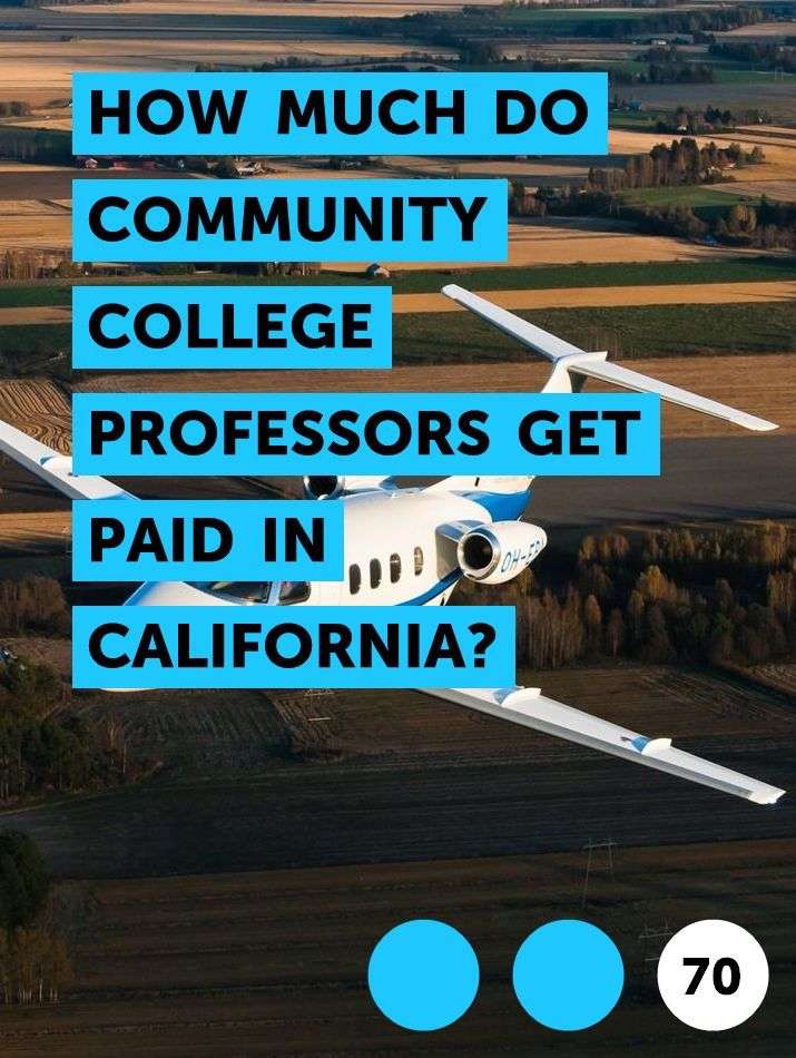 How Much Do Community College Professors Get Paid in California? in ...