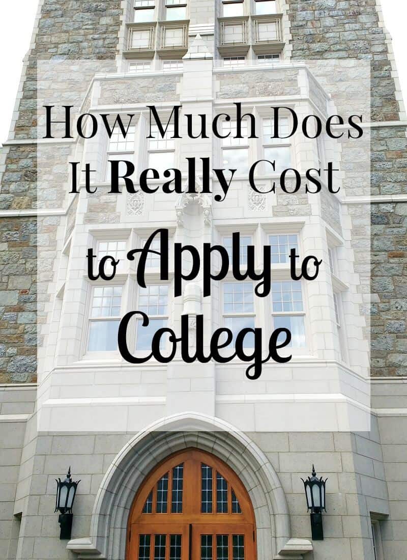 How Much Does It Cost to Apply to College