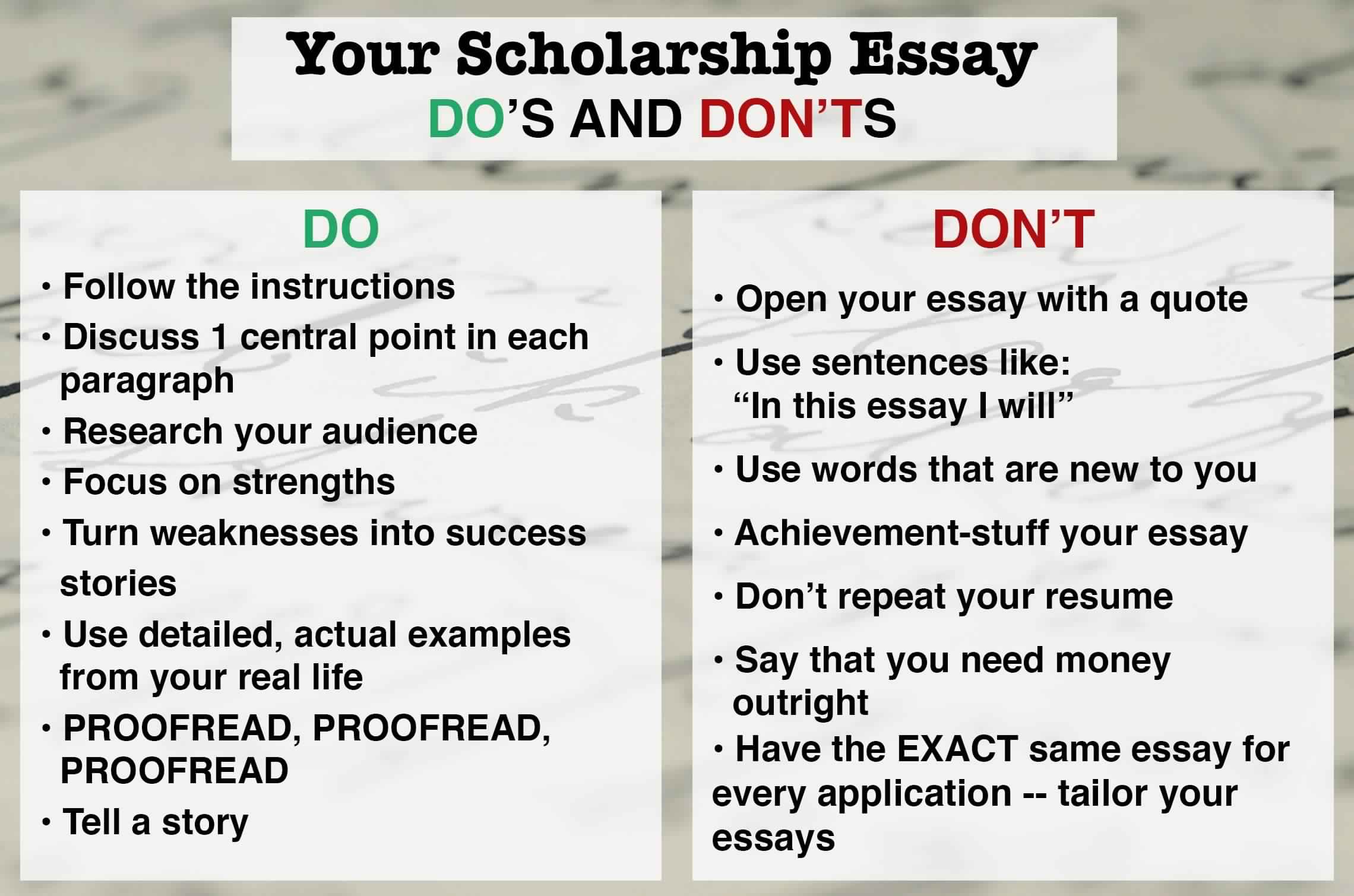 How Should Students Write Scholarship Essay