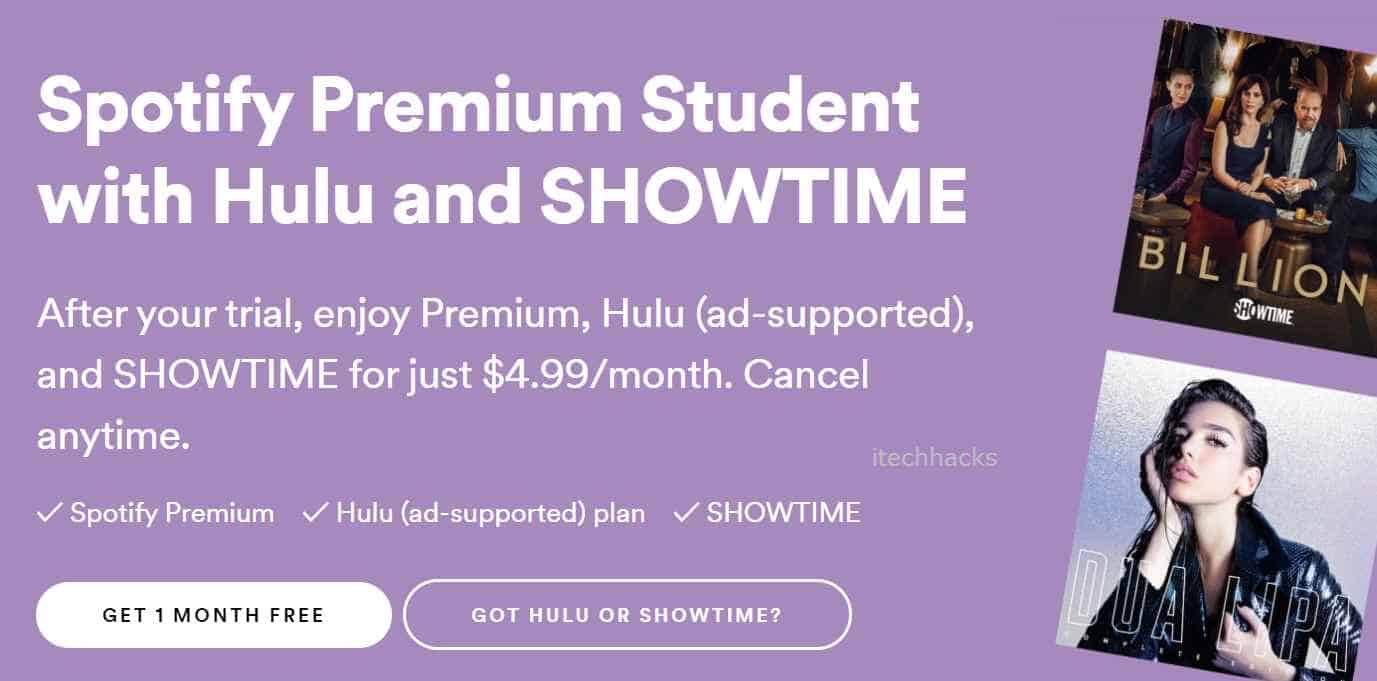 How To Get Spotify Hulu Student Discount in 2020 ...