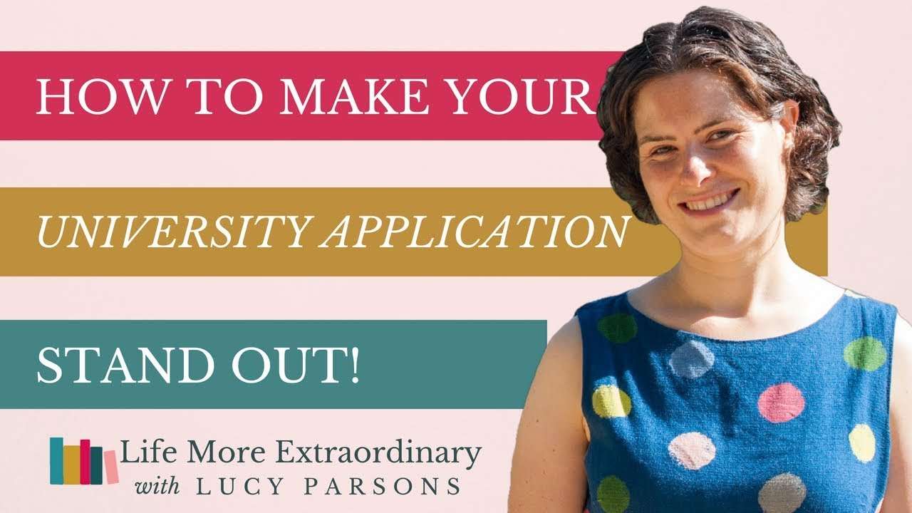 How to make your university application stand out with this one ...