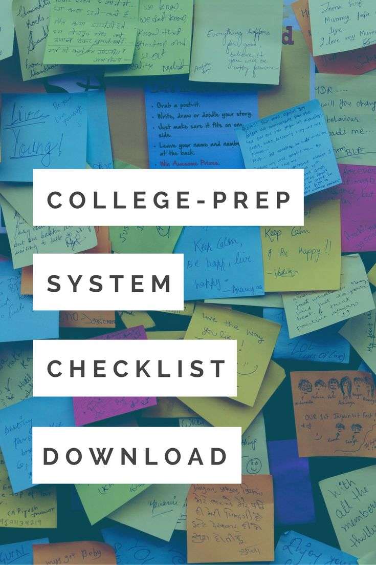 How to stay organized while preparing for college