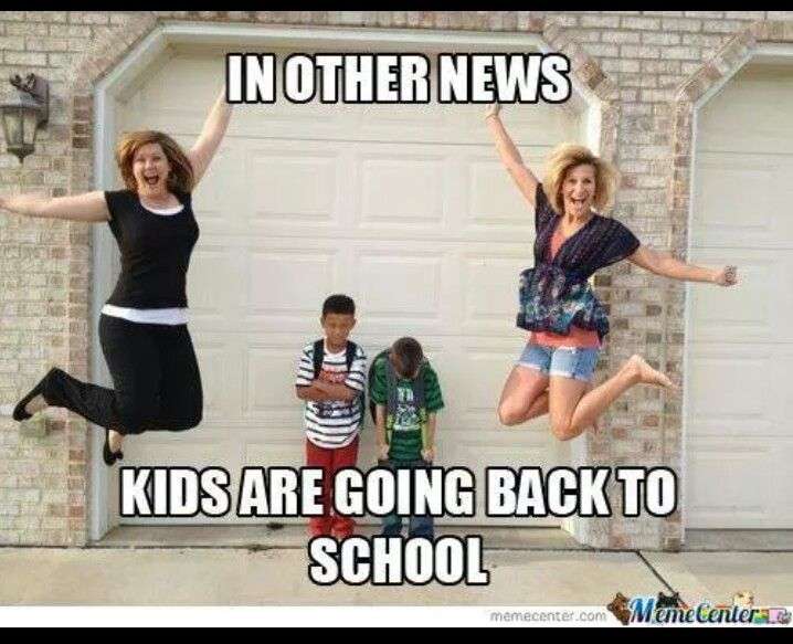 Kids are going back to school!!!