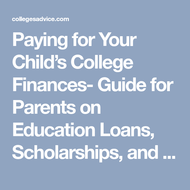 Paying for Your Childs College Finances