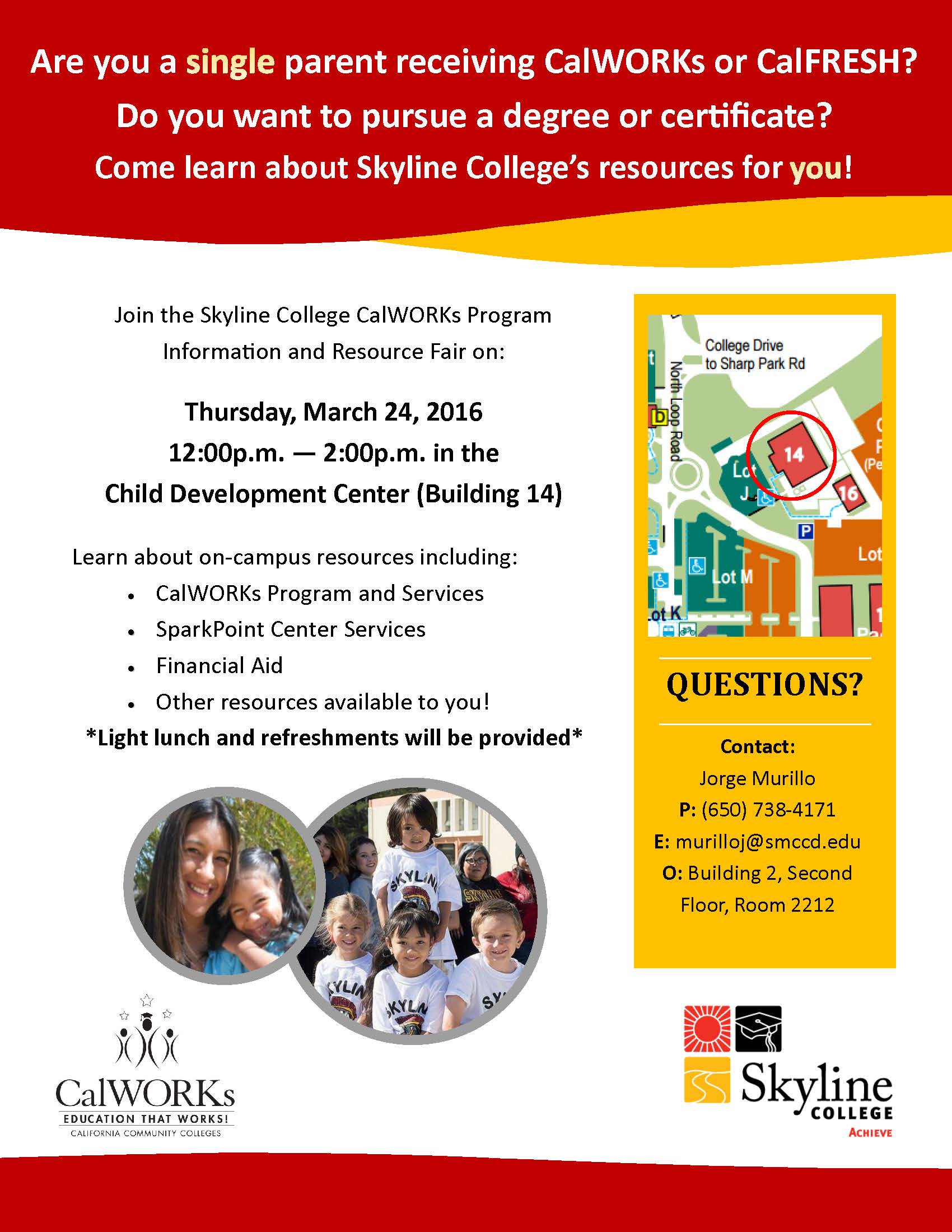 Skyline College Presents a FREE Resource Event for Single ...