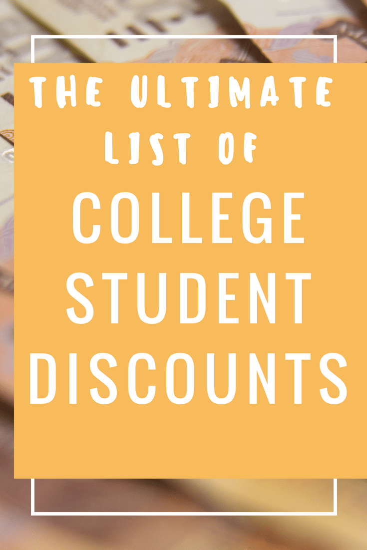 The BEST College Student Discounts (2018)