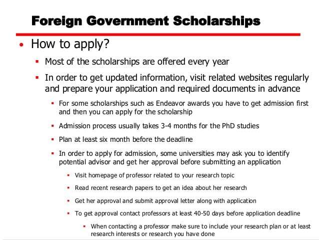 Tips on Applying for a Scholarship