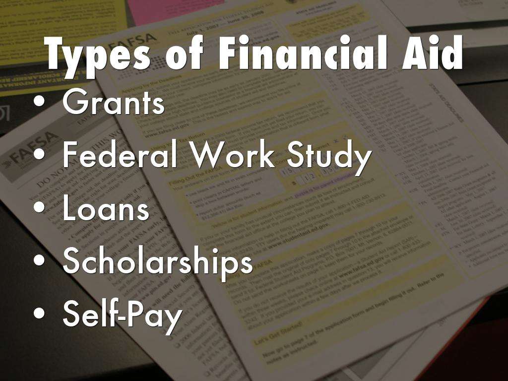 Types of Financial Aid by mmorgan