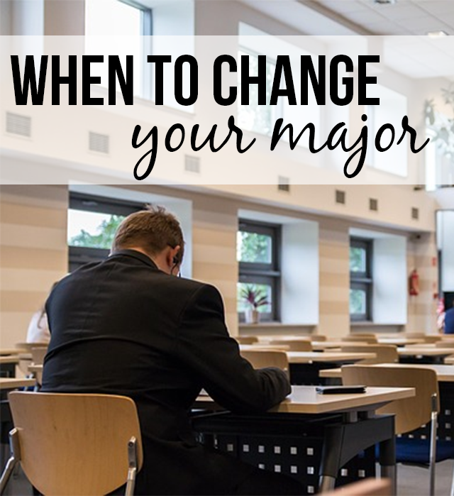 When Should You Change Your Major in College?