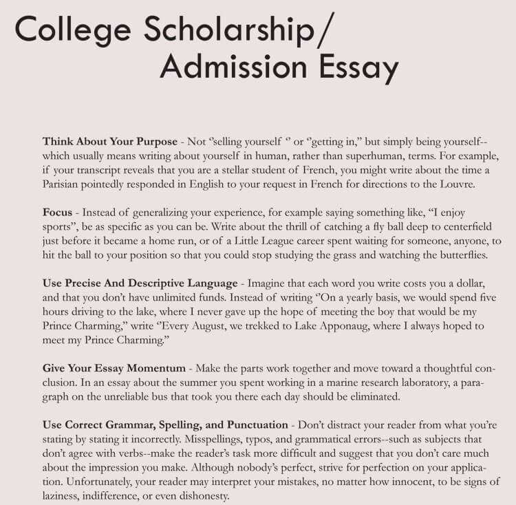 Write A College Application Essay. College Essay Tips From ...